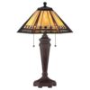 QZ/ARDEN/TL Arden Tiffany Bronze Patina Table Lamp