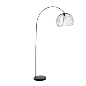 Modern floor lamp black – Koopa