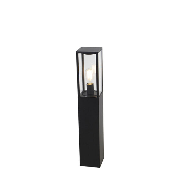 Industrial Outdoor Floor Lamp Black 80 cm IP44 - Charlois