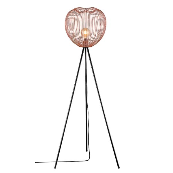 Dollis Metal Floor Lamp In Copper