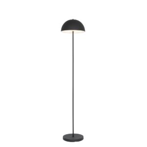 Outdoor Floor Lamp Mushroom Black Rechargeable 3-Step Dimmable – Keira