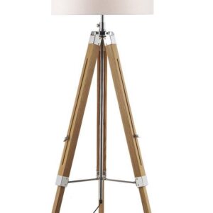 Dar EAS4943 + PYR182 Easel Wooden Tripod Floor Lamp with Shade