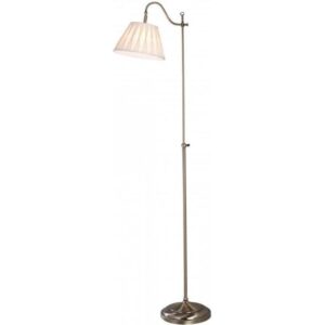 Dar SUF4975/X Suffolk Floor Lamp With Antique Brass Finish