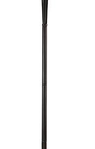 Interiors 1900 64042 Tiffany Dark Star 1 Light Uplighter Floor Lamp – Height: 1760mm